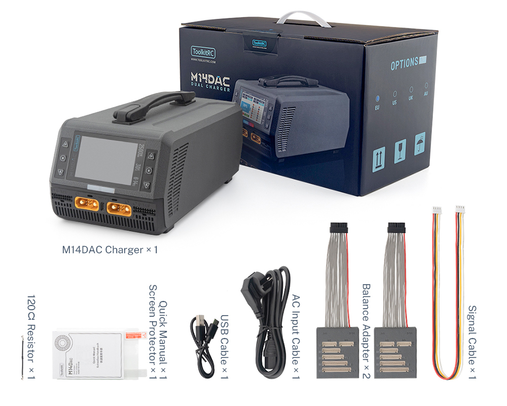 Зарядное устройство ToolkitRC M14DAC (2500W)