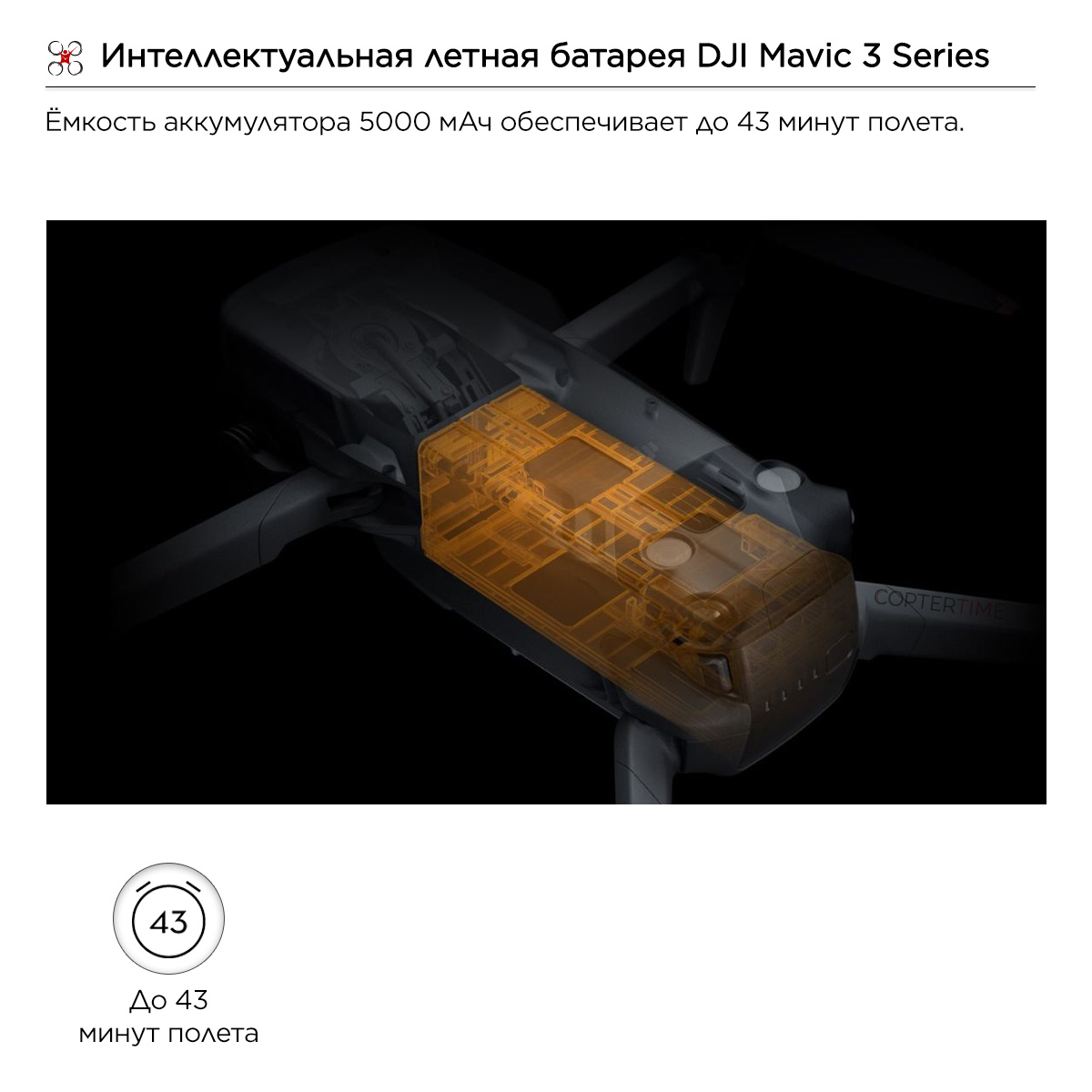 Квадрокоптер DJI Mavic 3 Pro (пульт DJI RC)