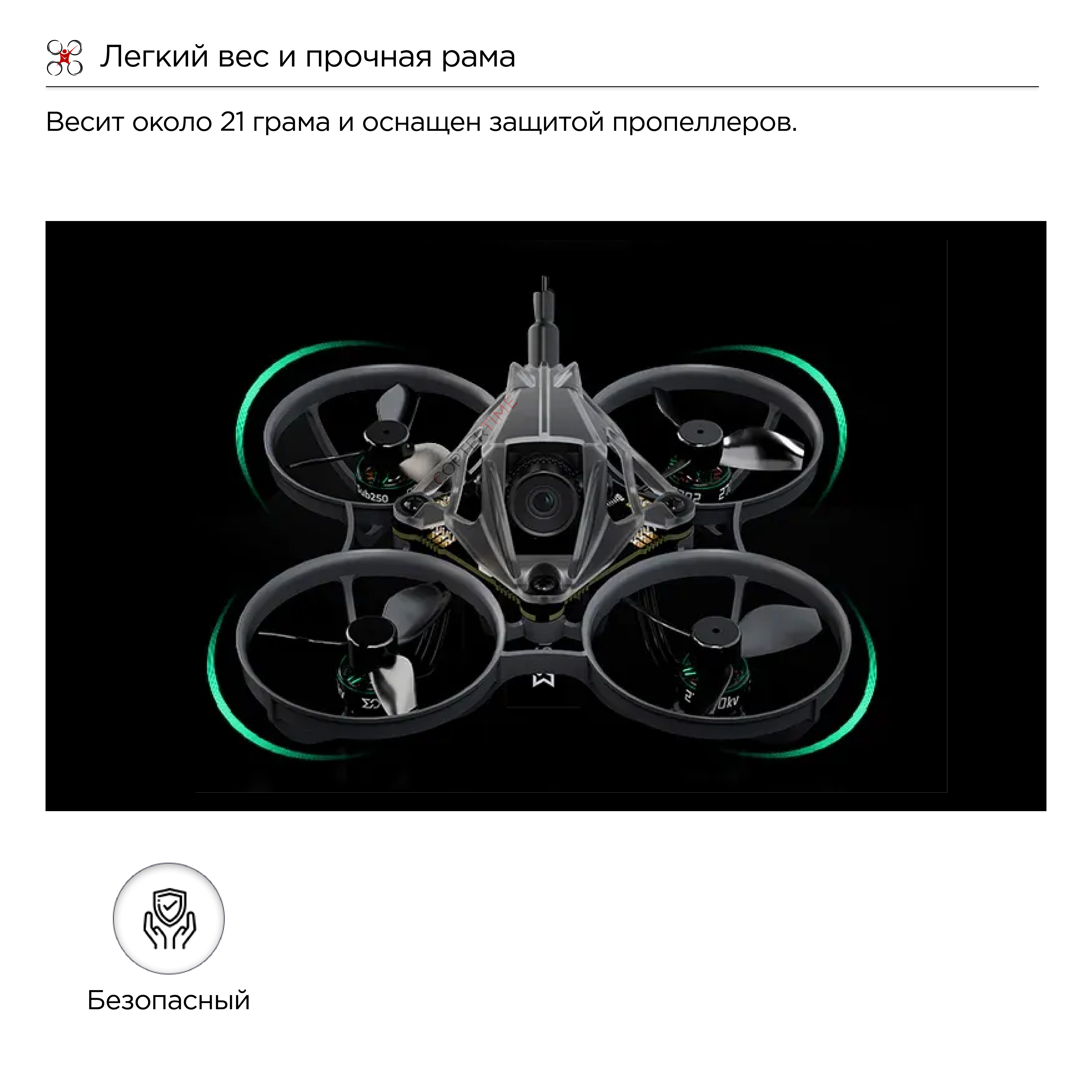 Квадрокоптер Sub250 Nimble65 RTF Combo (FPV нарбор)