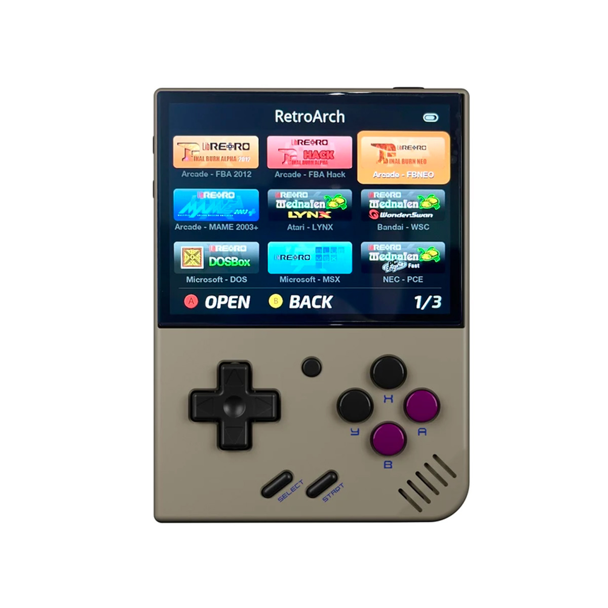 Игровая консоль Miyoo Mini Plus (серый 128Гб) 27000+ игр