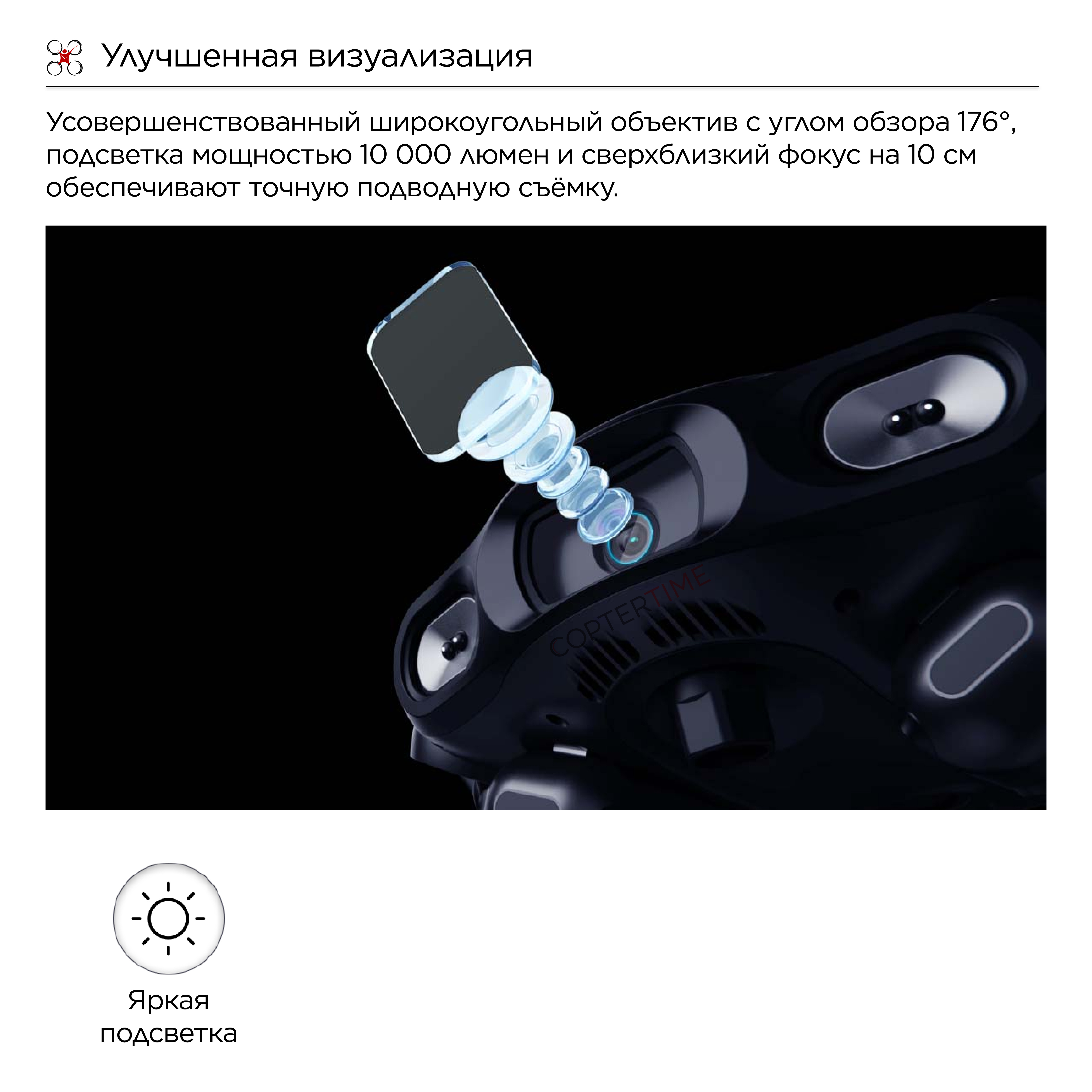 Подводный дрон QYSEA Fifish E-GO (E200A)