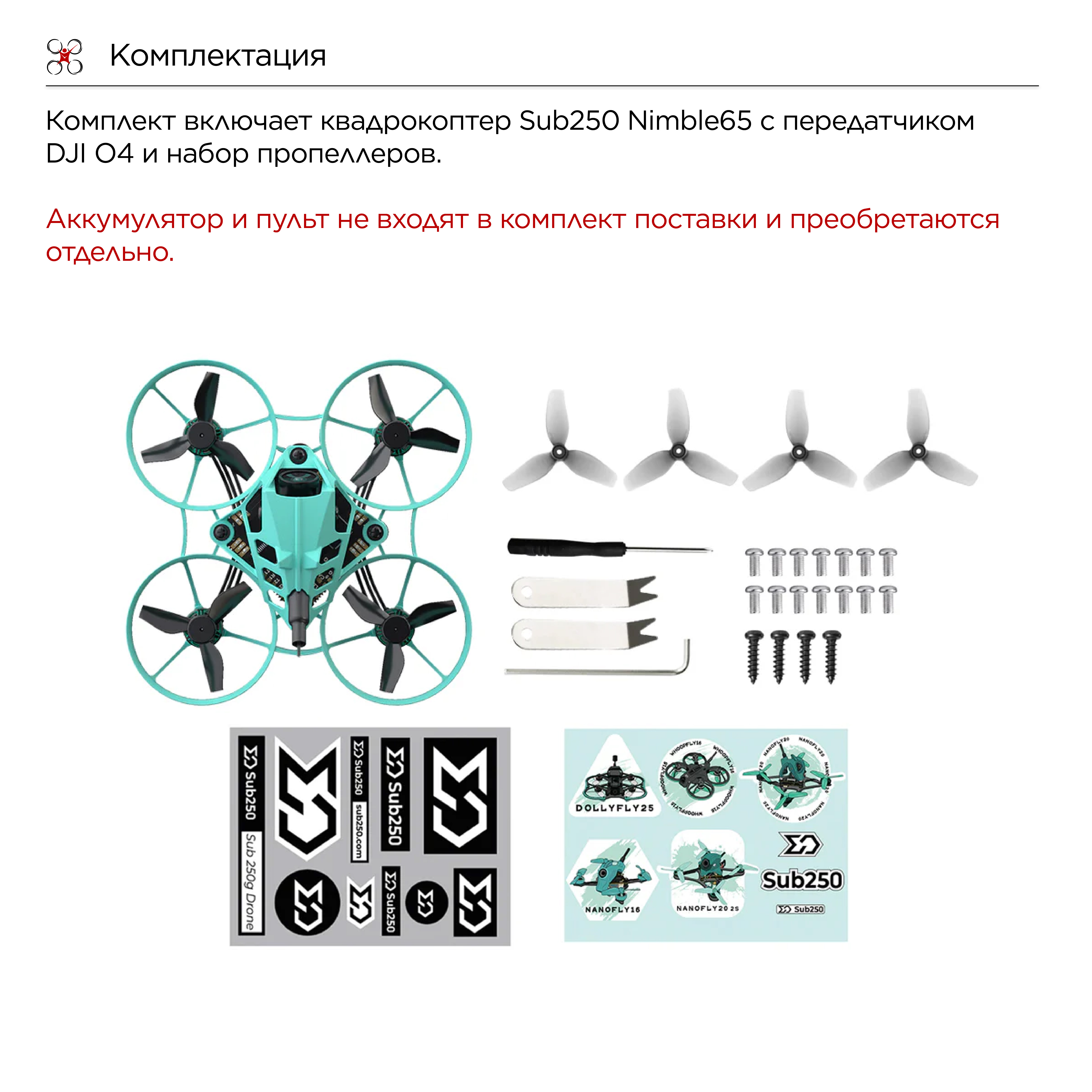 Квадрокоптер Nimble65 HD 65mm Tiny Whoop (DJI O4 в комплекте) (ELRS)