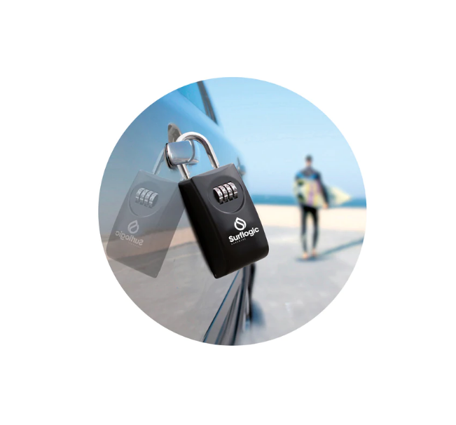 Key Lock Double System Black Surflogic (59147)