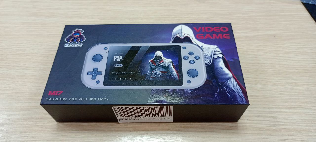 SJGAM M17 / игровая консоль / приставка / игры PSP, Sega, PS1 (64Гб) Б/У