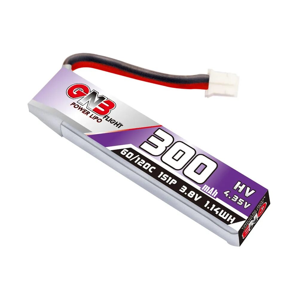 Аккумулятор GNB 300mah 1S 60C HV