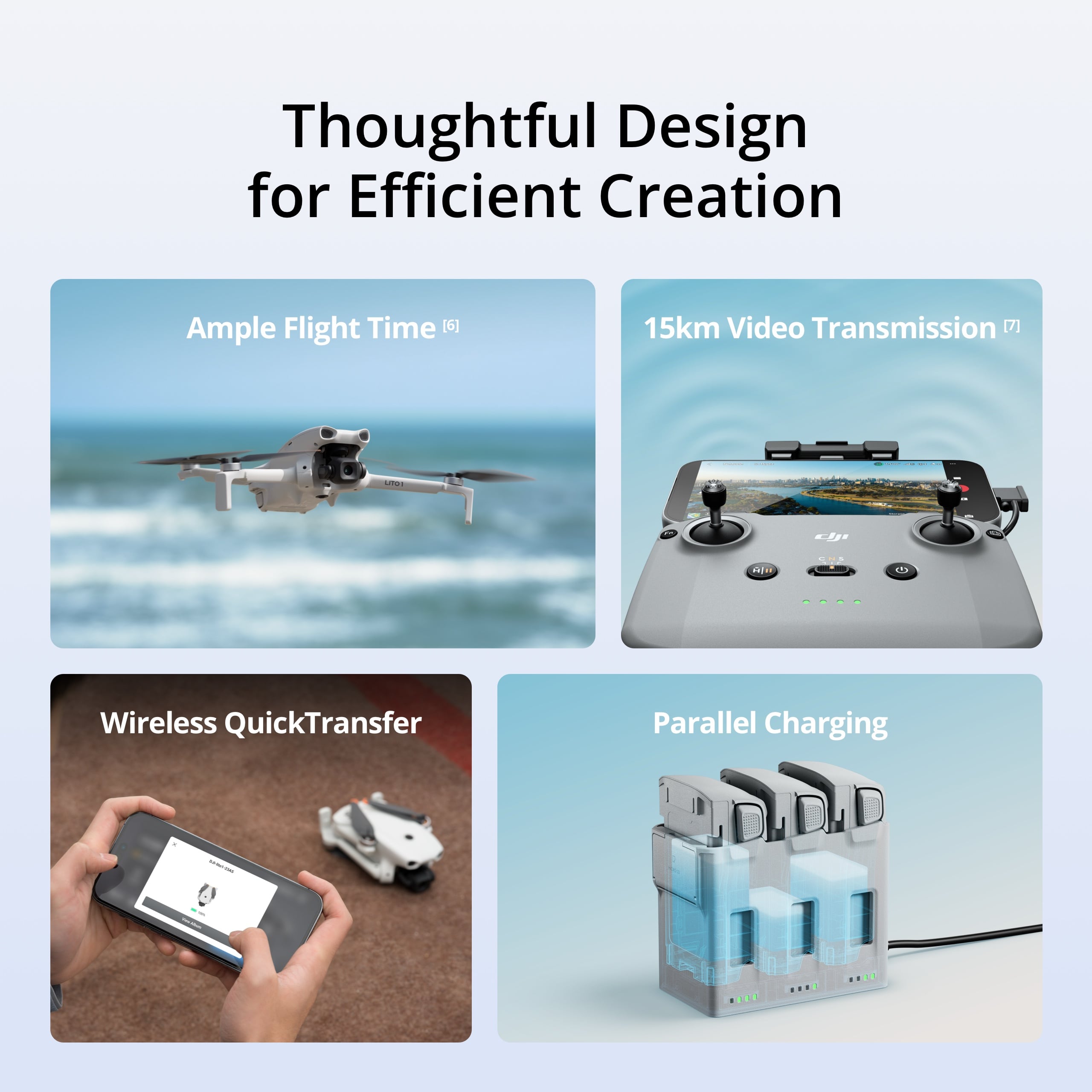 DJI Lito 1 Fly More Combo (DJI RC-N3)