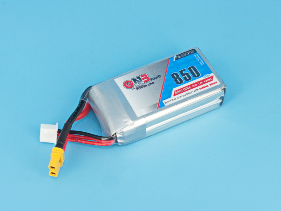 Аккумулятор Li-po GNB 850mah 2S 80C