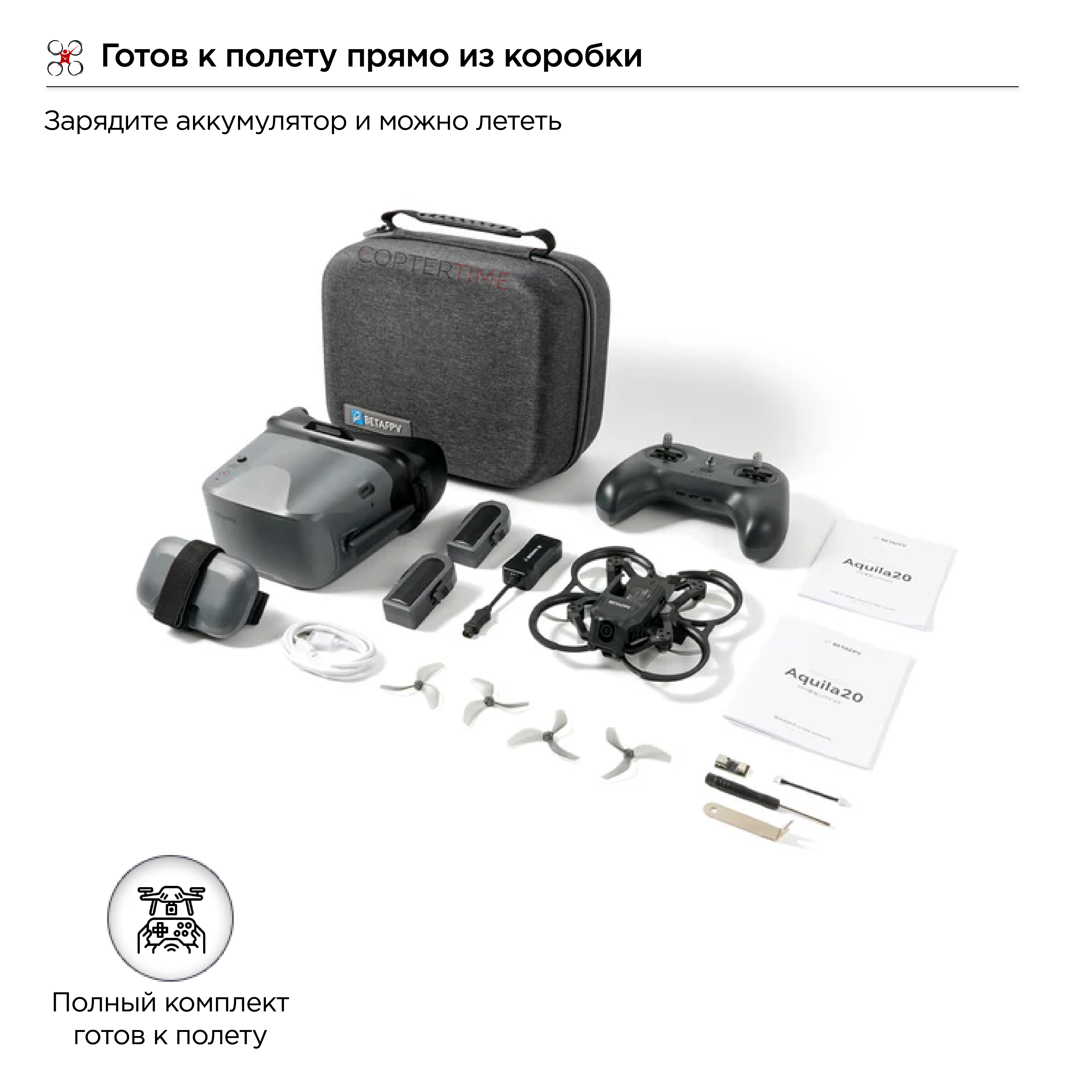 Квадрокоптер BETAFPV Aquila20 FPV Kit