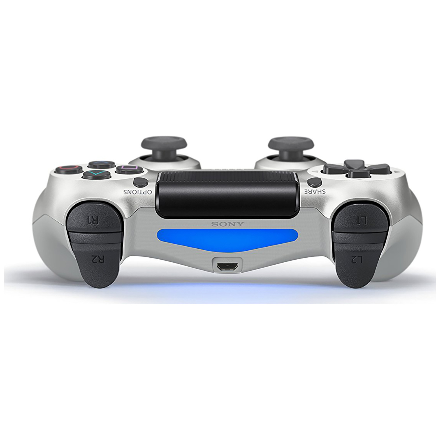 Геймпад для PlayStation 4 беспроводной джойстик DualShock 4 / для PS4 (Серебро) (OEM)