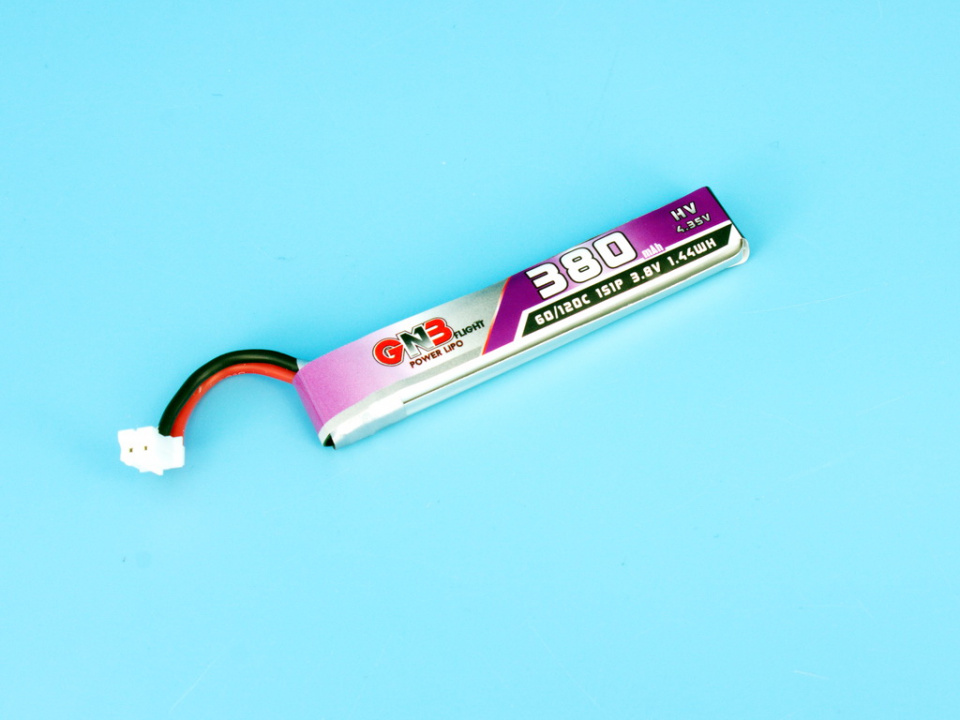 Аккумулятор lipo GNB 380mah 1S 60C HV (разъем PH2.0 с кабелем)