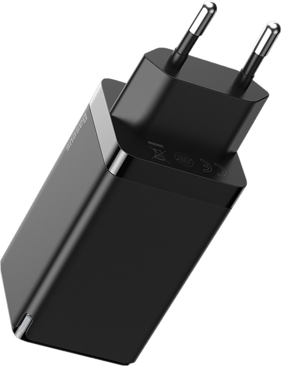 Блок питания сетевой Baseus Home Charger GaN2 Pro Quick Charger 2C+U 65W (с кабелем Type-C - Type-C)