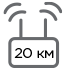 Передача видео до 20 км