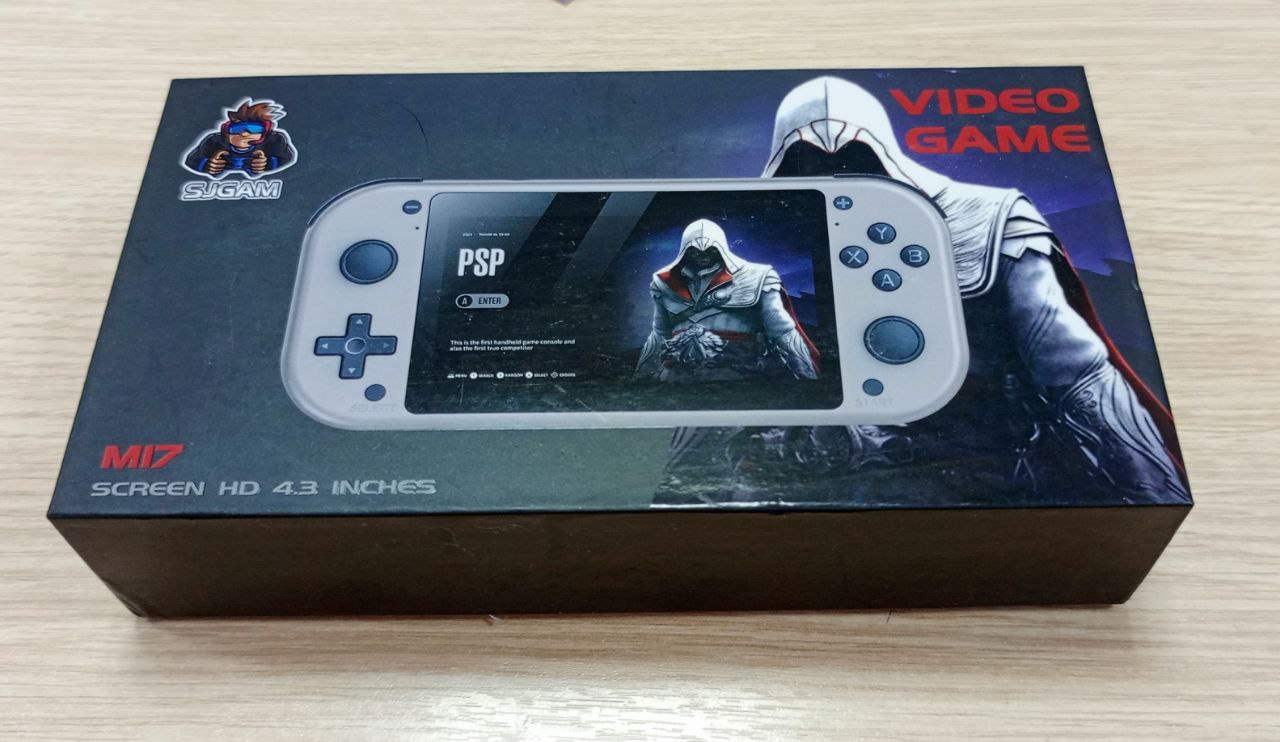 SJGAM M17 / игровая консоль / приставка / игры PSP, Sega, PS1 (64Гб) Б/У