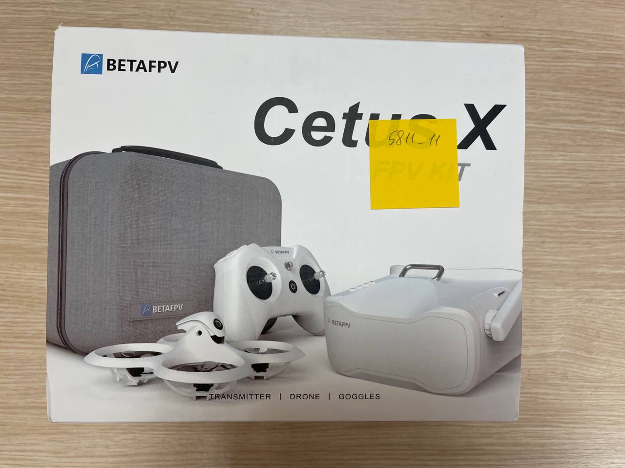 Готовый FPV набор BETAFPV Cetus X FPV Kit (версия Betaflight FC ELRS) Б/У