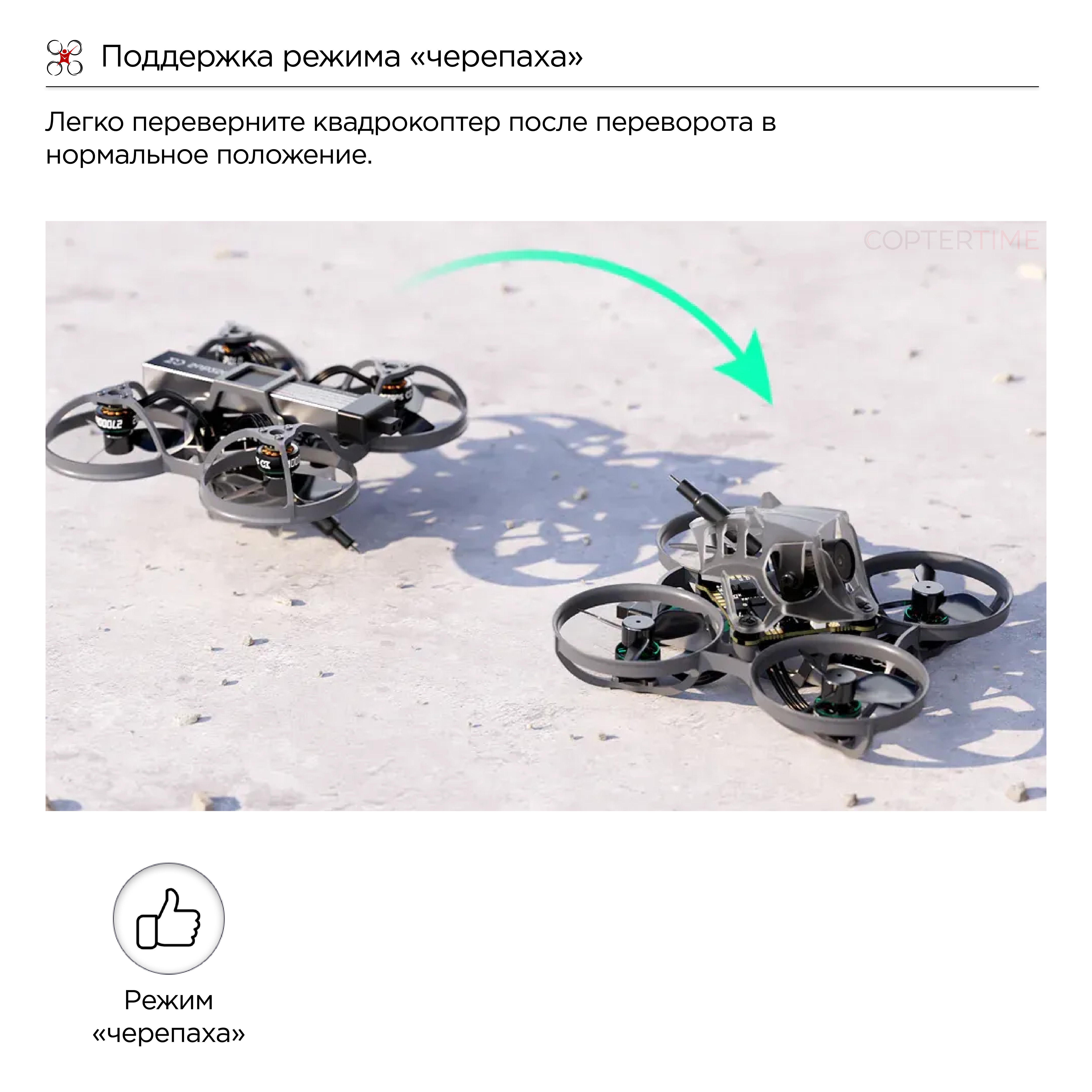 Квадрокоптер Sub250 Nimble65 RTF Combo (FPV нарбор)
