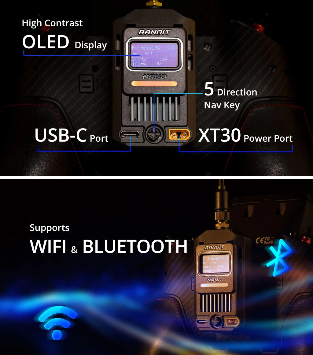 ВЧ модуль RadioMaster Bandit Nano ELRS (915/868 МГц)