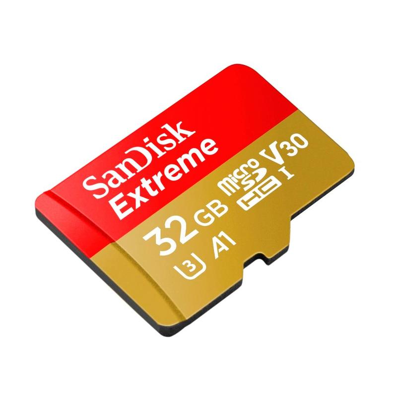 Карта памяти 32Gb SanDisk Extreme 10 UHS-I U3 633x (100Mb/s) (SDSQXAF-032G-GN6MA)