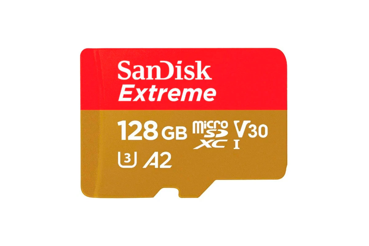 Карта памяти 128Gb SanDisk Extreme A2 V30 (160MB/s)