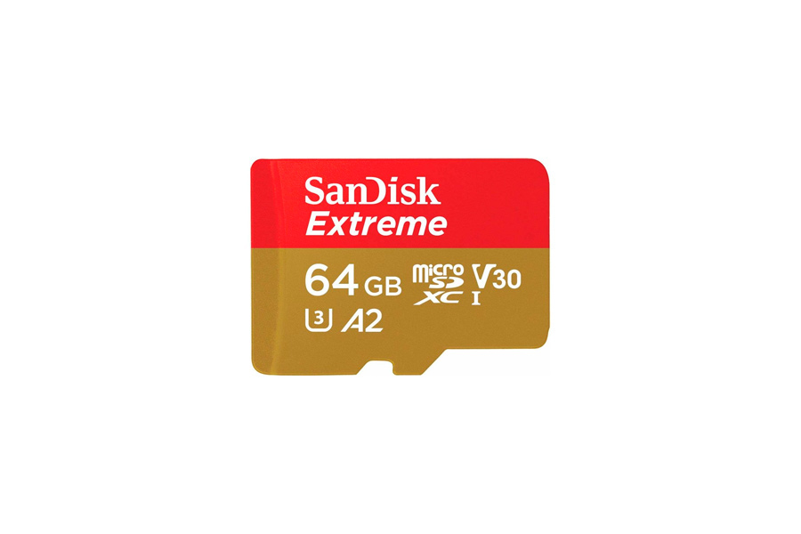 Карта памяти 64Gb SanDisk Extreme A2 V30 (160MB/s)