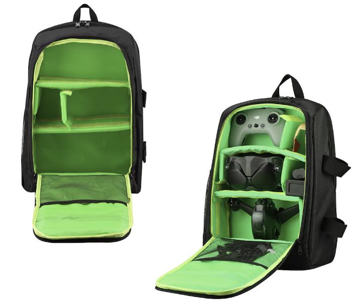Нейлоновый рюкзак для DJI FPV Combo & Motion Controller (Зеленый)