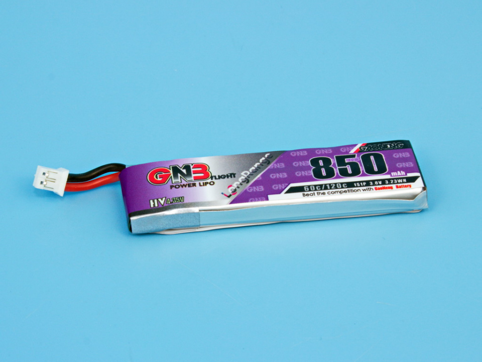 Аккумулятор Li-po GNB 850mah 1S 60C HV (разъем: PH2.0)