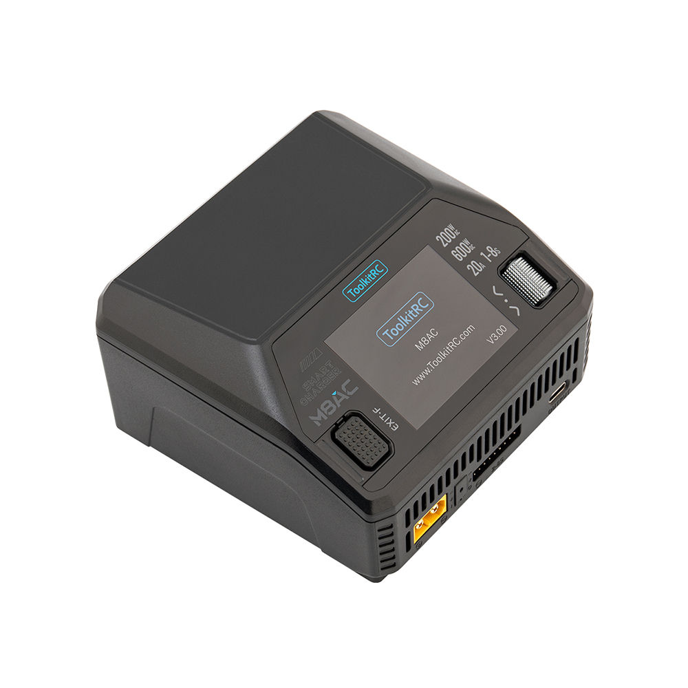 Зарядное устройство ToolkitRC M8AC AC200W / DC600W (1-8S, 20A)