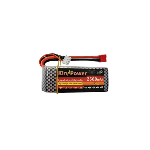 Аккумулятор LiPo 3S 2500mAh 25C Kin Power (T-Plug)
