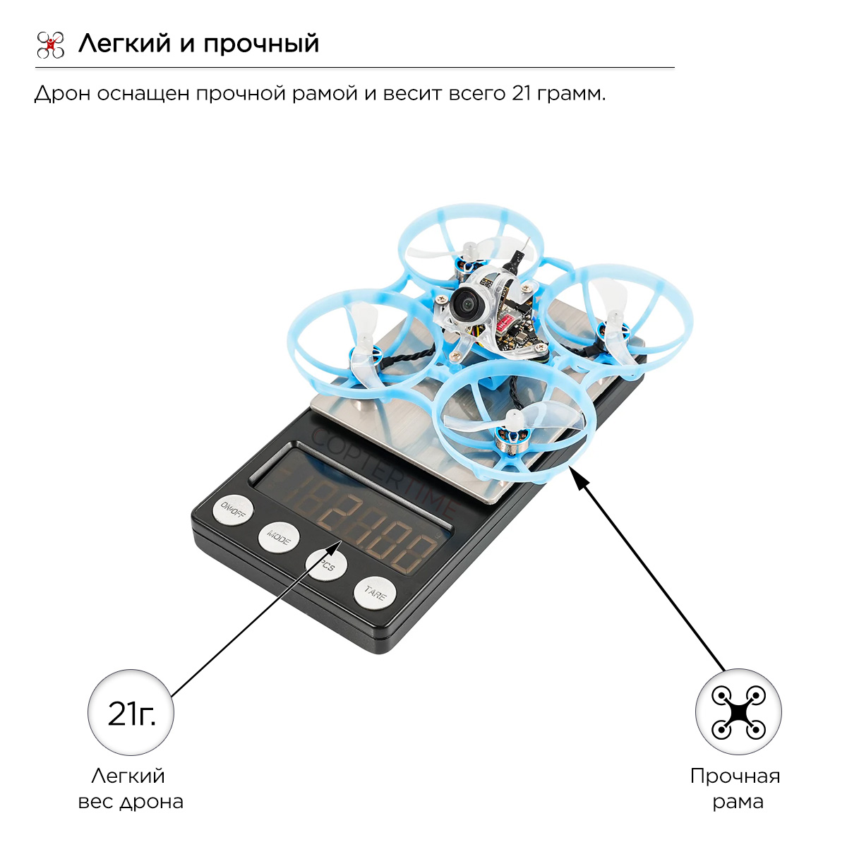 Квадрокоптер BETAFPV Air75 Whoop (ELRS)