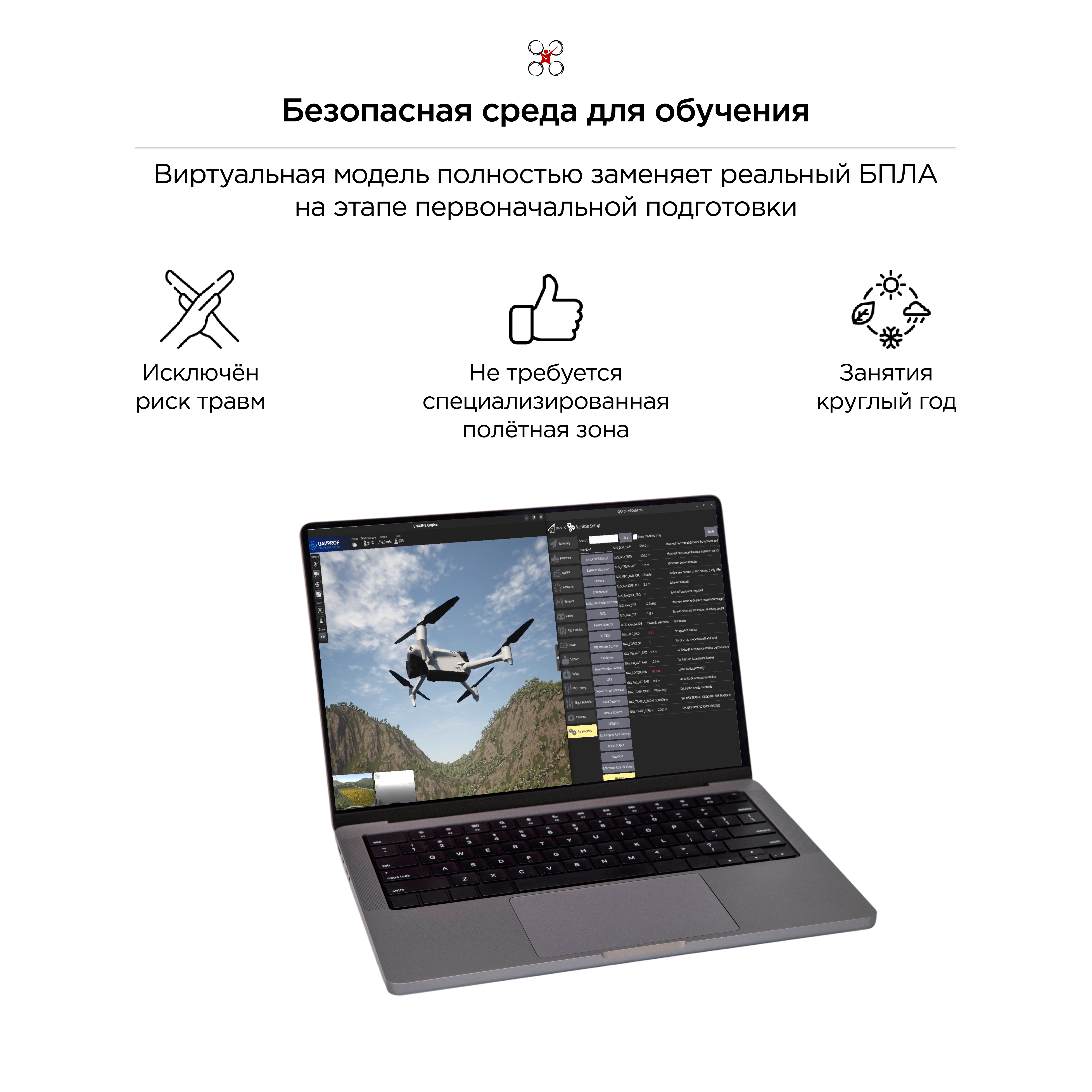 Учебный комплект "Базовый" симулятор + пульт