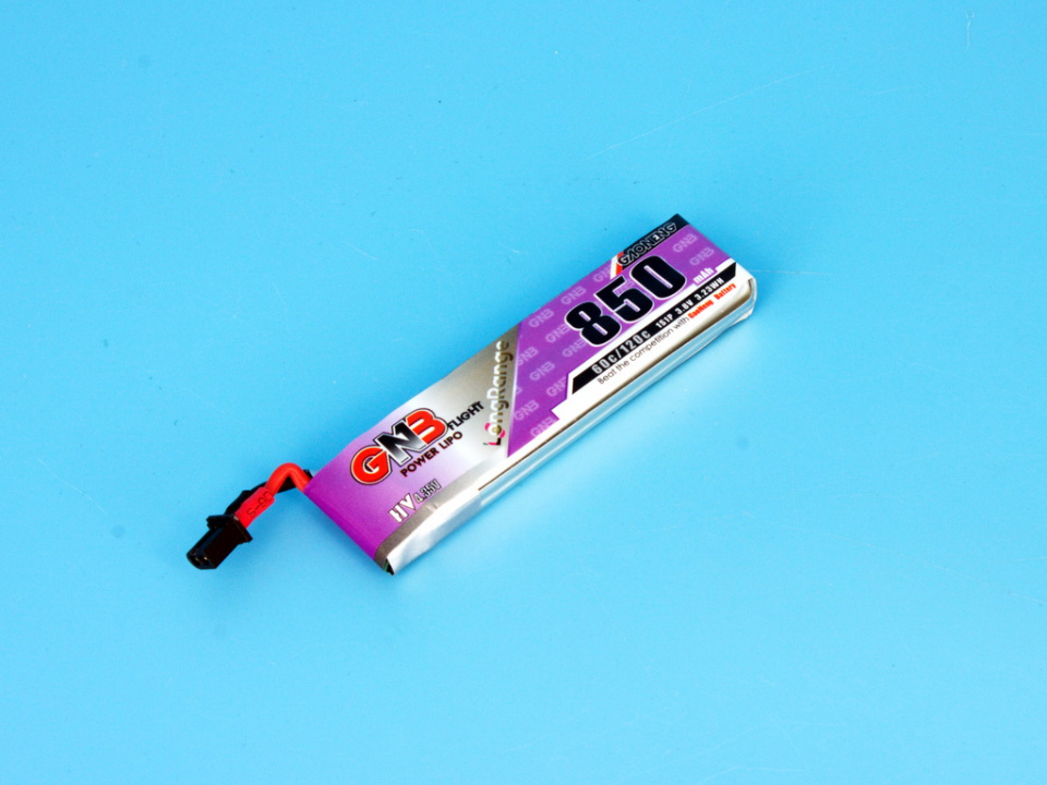 Аккумулятор Li-po GNB 850mah 1S 60C HV (A30) с кабелем