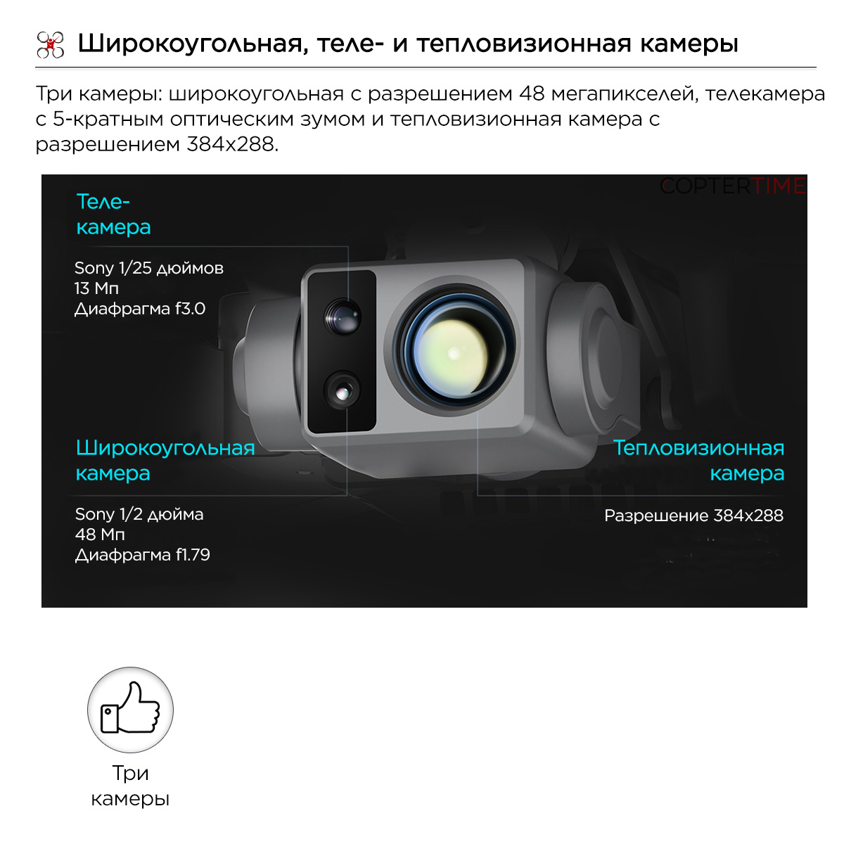 Квадрокоптер FIMI X8T V384 Combo