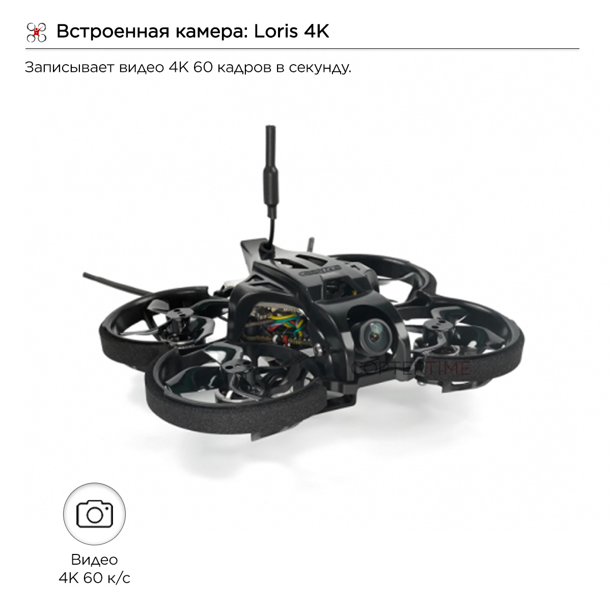 Готовый FPV набор GEPRC TinyGO 4K FPV Whoop (RTF)