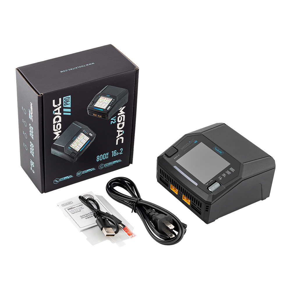 Зарядное устройство ToolkitRC M6DAC V2 AC 200w / DC 800w