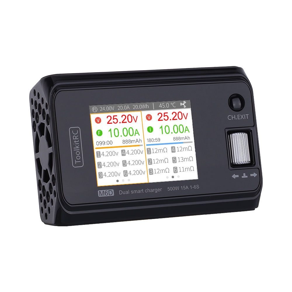 Зарядное устройство ToolkitRC M6D 250w 15A x 2