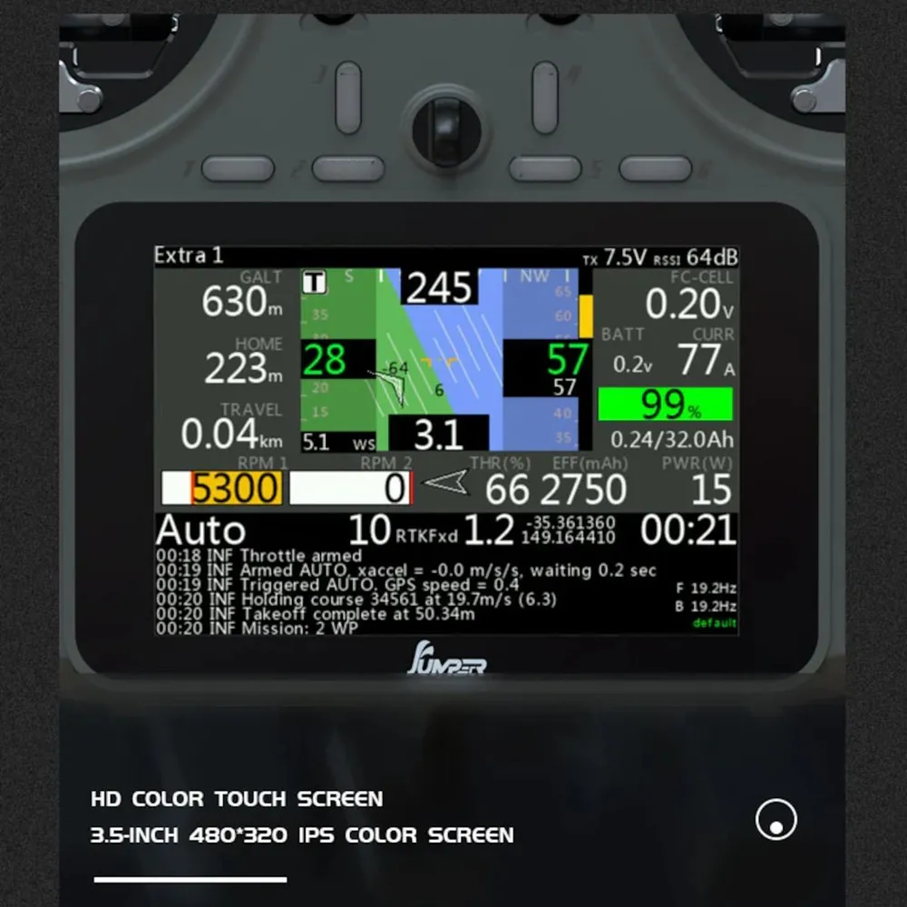 Аппаратура управления Jumper T15 ELRS 2.4Ггц (HALL VS-M 1W)