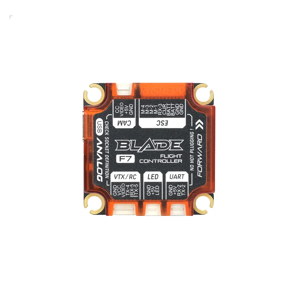 Стек FPV RUSH BLADE F722 mini 60A Explorer 8S 4-in-1 Analog