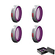Набор нейтрально-поляризационных фильтров (ND-PL8/ND-PL16/ND-PL32/ND-PL64) для DJI Mavic 2 Zoom (Professional) (PGYTECH)