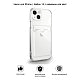 Чехол для iPhone / Айфон 13 с карманом для карт (прозрачный)