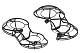 Защита пропеллеров DJI Mini / Mini 2 / SE 360 Propeller Guard (оригинал)